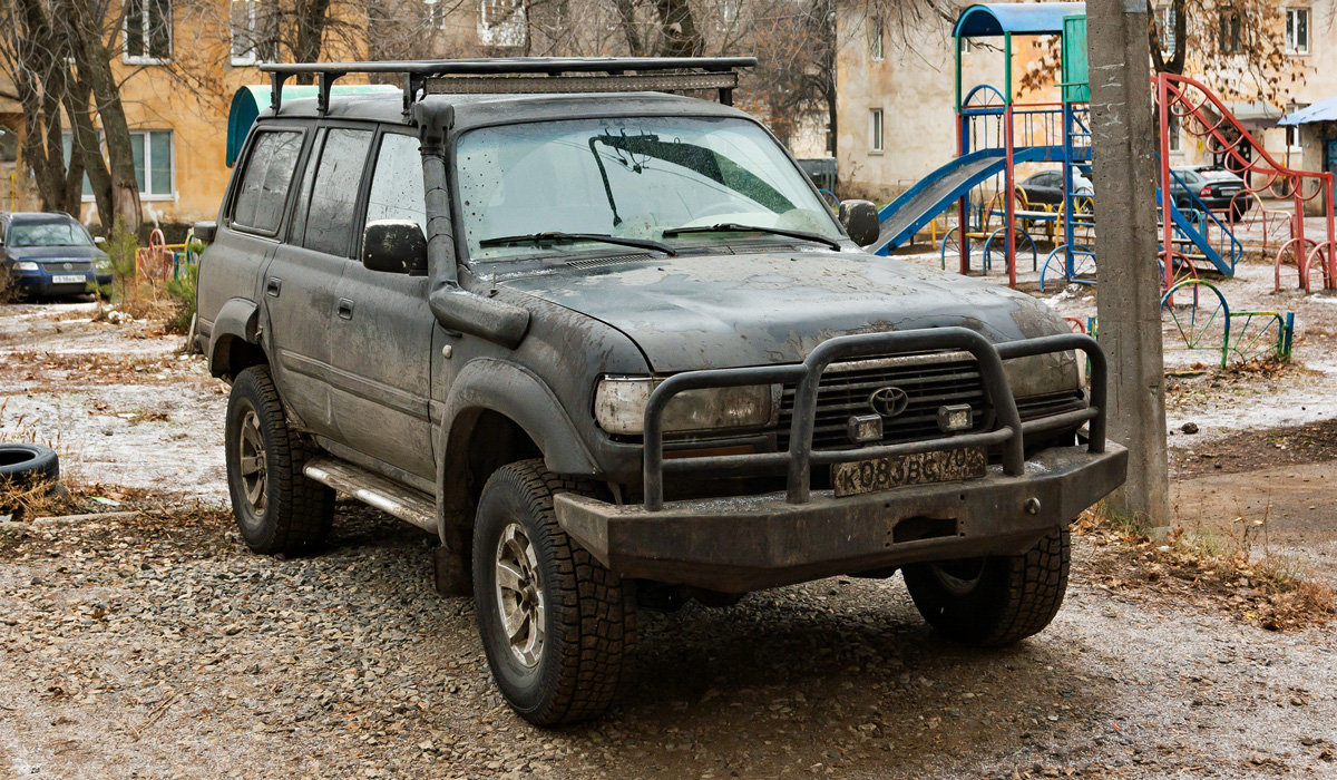 Башкортостан, № К 083 ВС 702 — Toyota Land Cruiser 80 (J80) '89-97