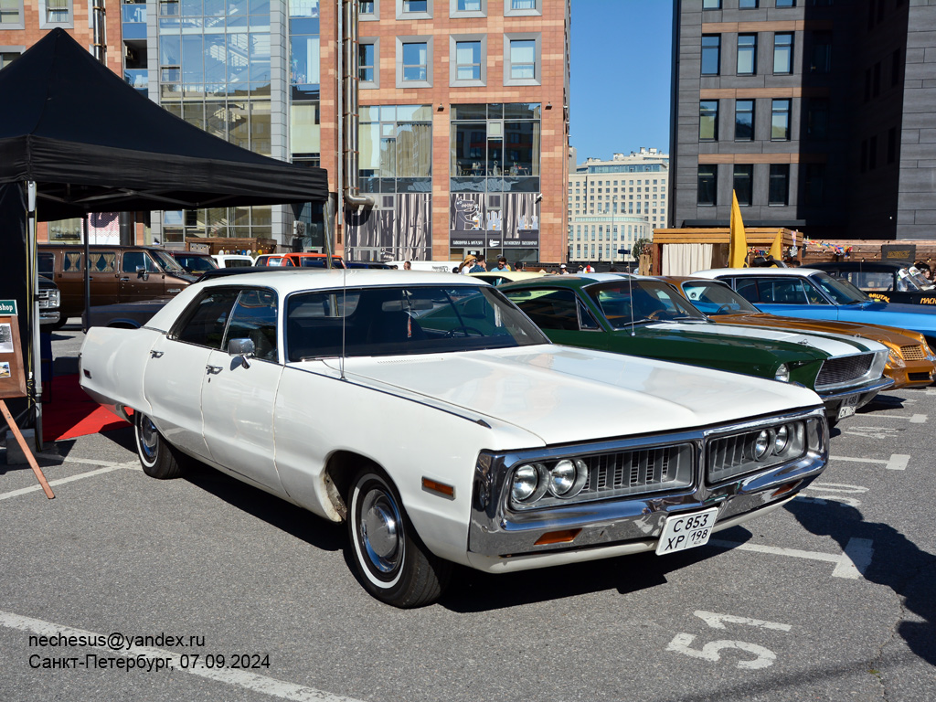 Санкт-Петербург, № С 853 ХР 198 — Chrysler Newport (5G) '68-73; Санкт-Петербург — Выставка классических и кастомных автомобилей и мотоциклов "Original Meet 2024"