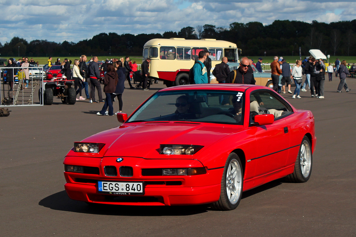 Литва, № EGS 840 — BMW 8 Series (E31) '89-99; Литва — Retro mugė 2024 ruduo