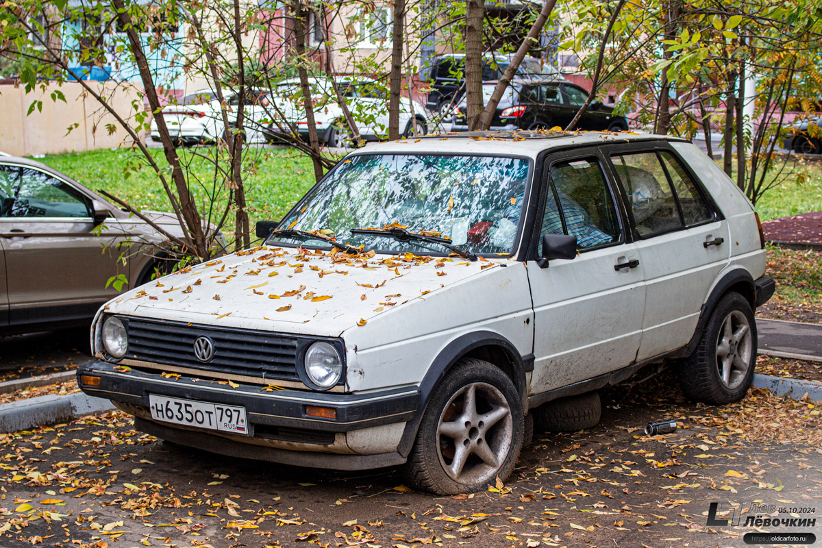 Москва, № Н 635 ОТ 797 — Volkswagen Golf (Typ 19) '83-92