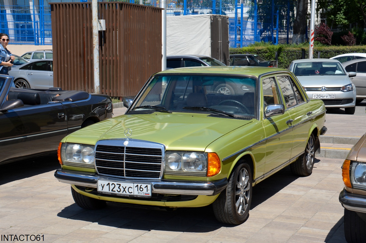 Ростовская область, № У 123 ХС 161 — Mercedes-Benz (W123) '76-86; Ростовская область — Retro Motor Show_2024_Май