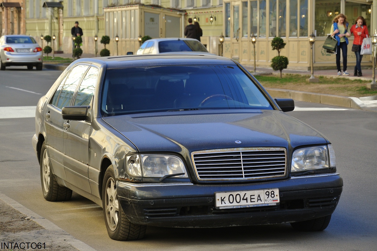 Санкт-Петербург, № К 004 ЕА 98 — Mercedes-Benz (W140) '91-98