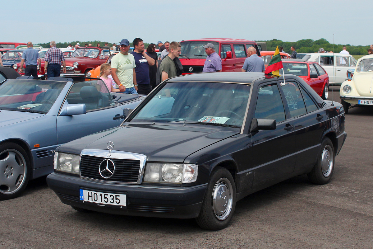 Литва, № H01535 — Mercedes-Benz 190 (W201) '82-93; Литва — Retro mugė 2024