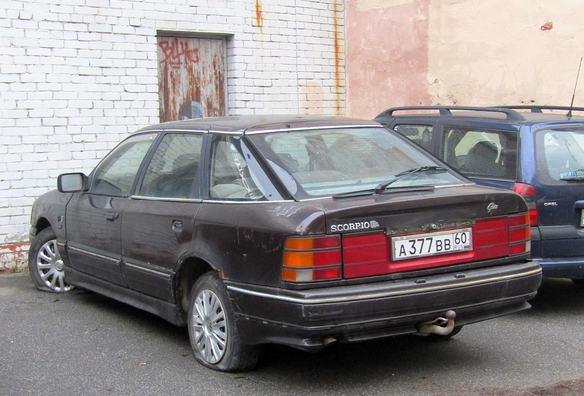 Псковская область, № А 377 ВВ 60 — Ford Scorpio (1G) '85-94