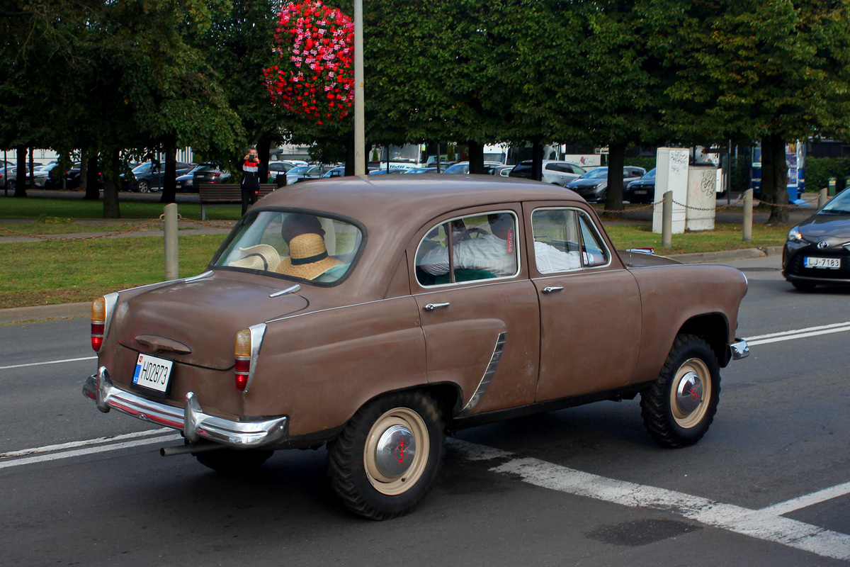 Литва, № H02873 — Москвич-410Н '58-61; Латвия — Retro Jūrmala 25