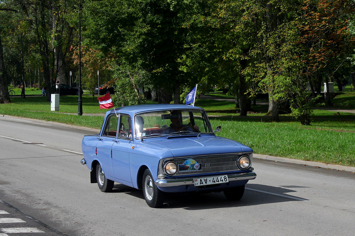 Латвия, № AV-4448 — Москвич-412ИЭ (Иж) '70-82; Латвия — Retro Jūrmala 25