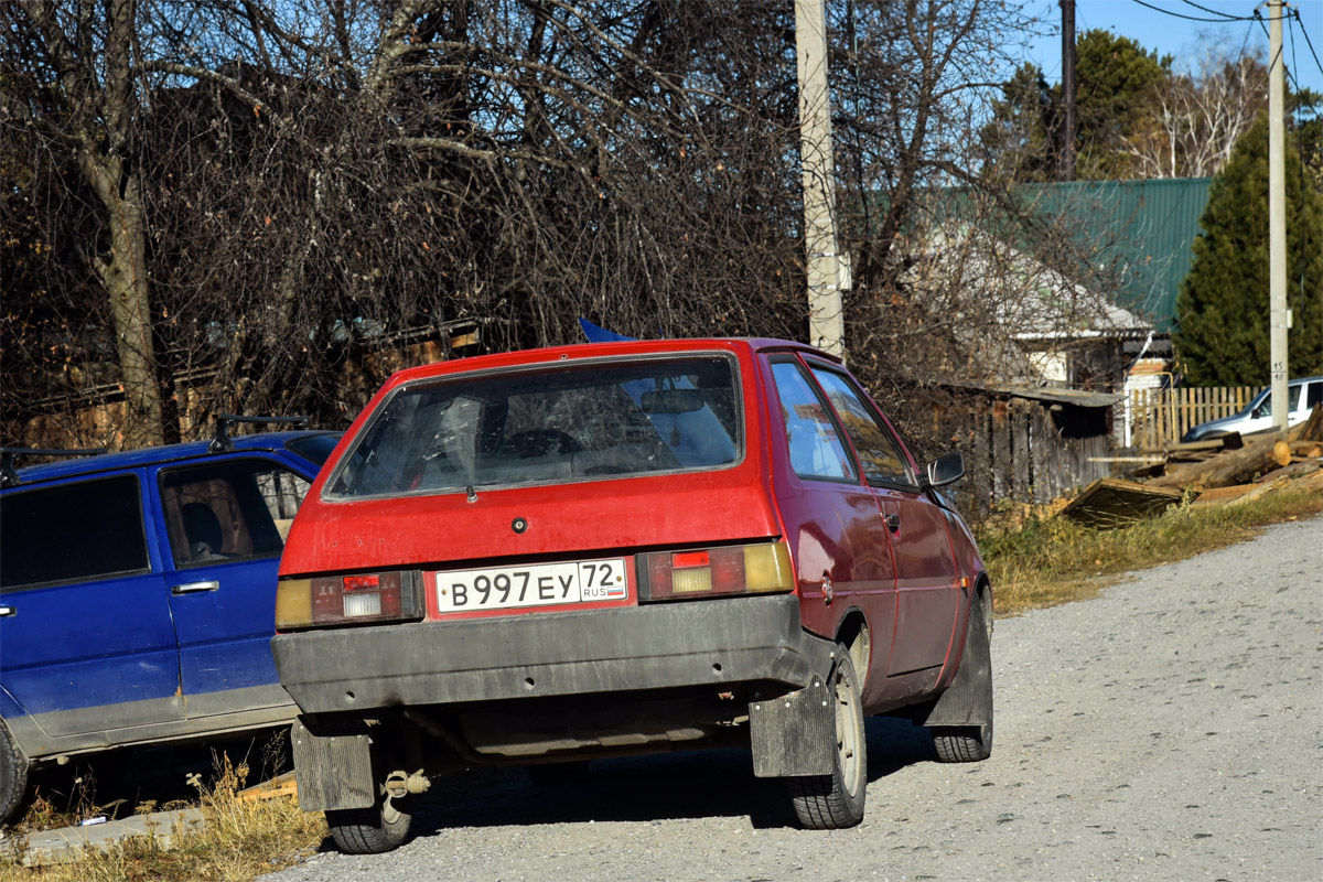 Тюменская область, № В 997 ЕУ 72 — ЗАЗ-1102 Таврия '87-07