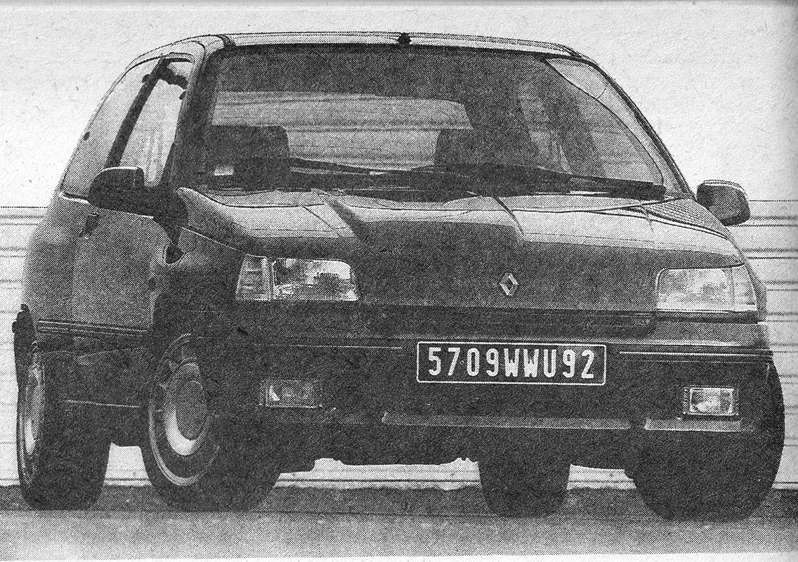 Франция, № 5709 WWU 92 — Renault Clio (1G) '90-98; Франция — Исторические фотографии