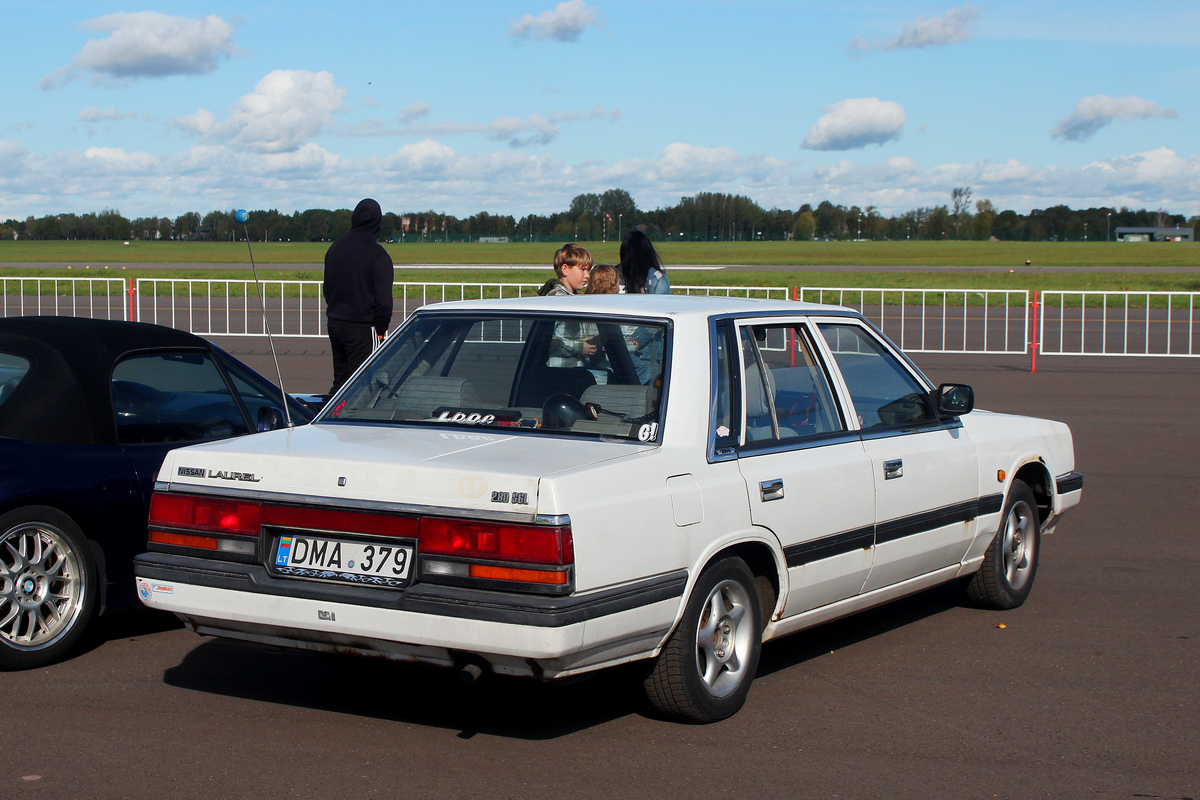 Литва, № DMA 379 — Nissan Laurel (C32) '84-93; Литва — Retro mugė 2024 ruduo