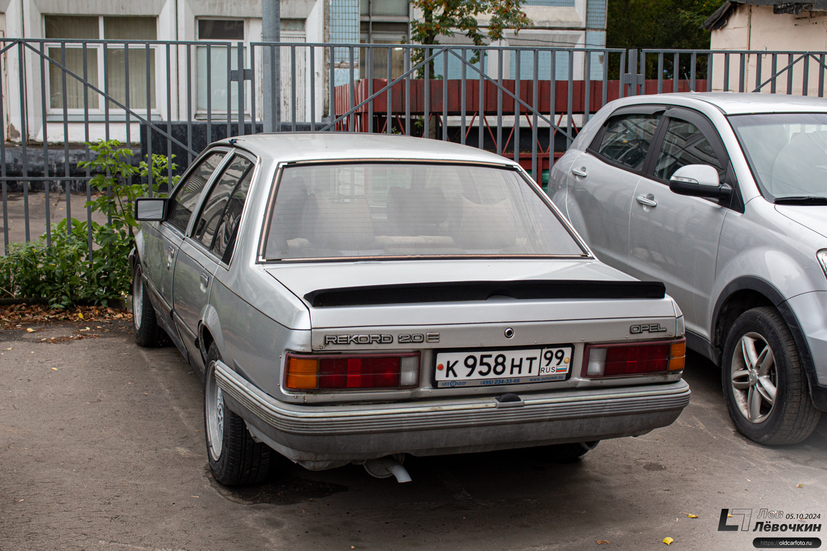 Москва, № К 958 НТ 99 — Opel Rekord (E1) '77-82