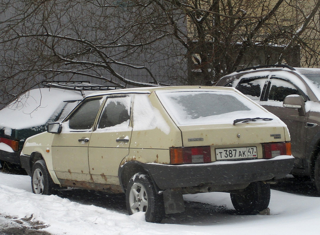 Ленинградская область, № Т 387 АК 47 — ВАЗ-2109 '87-93