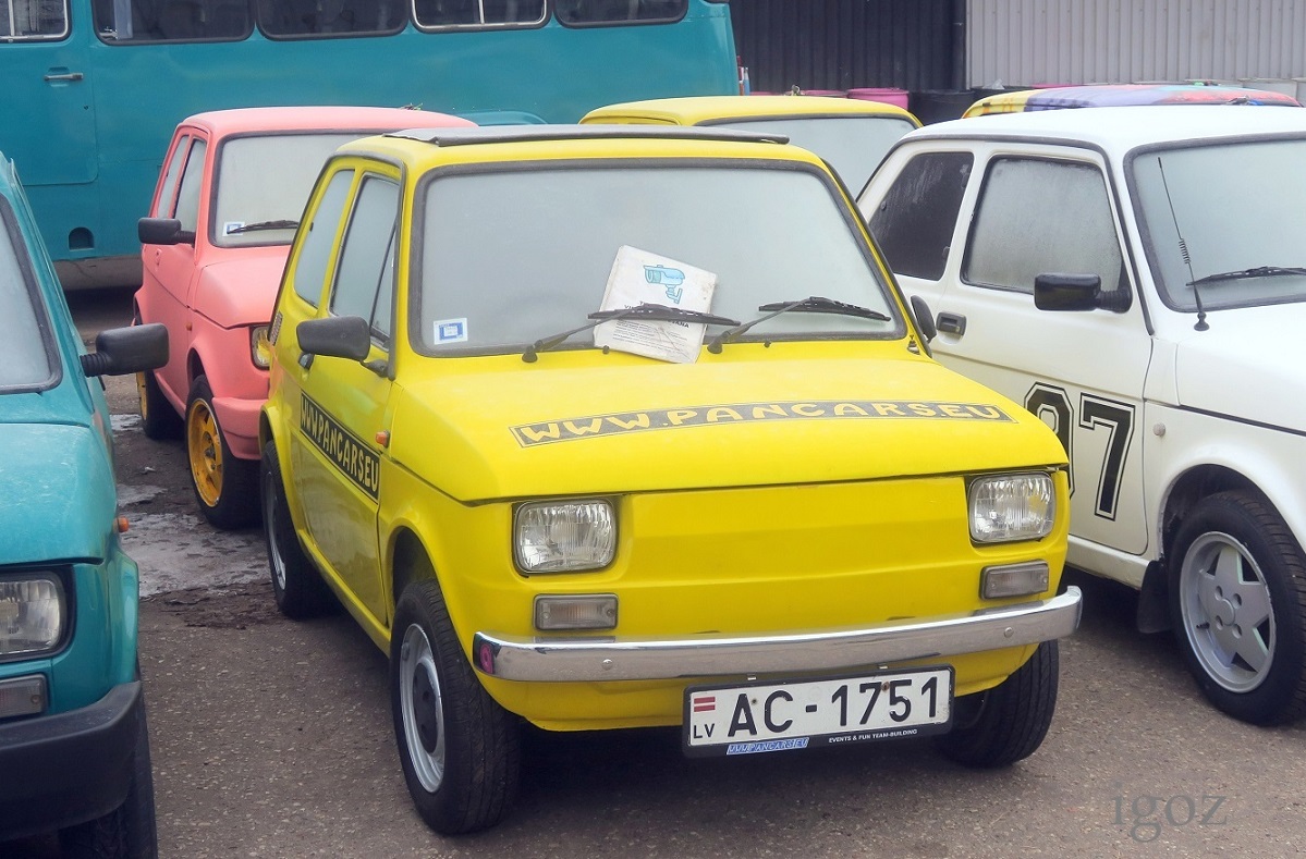 Латвия, № AC-1751 — Polski FIAT 126p '73-00