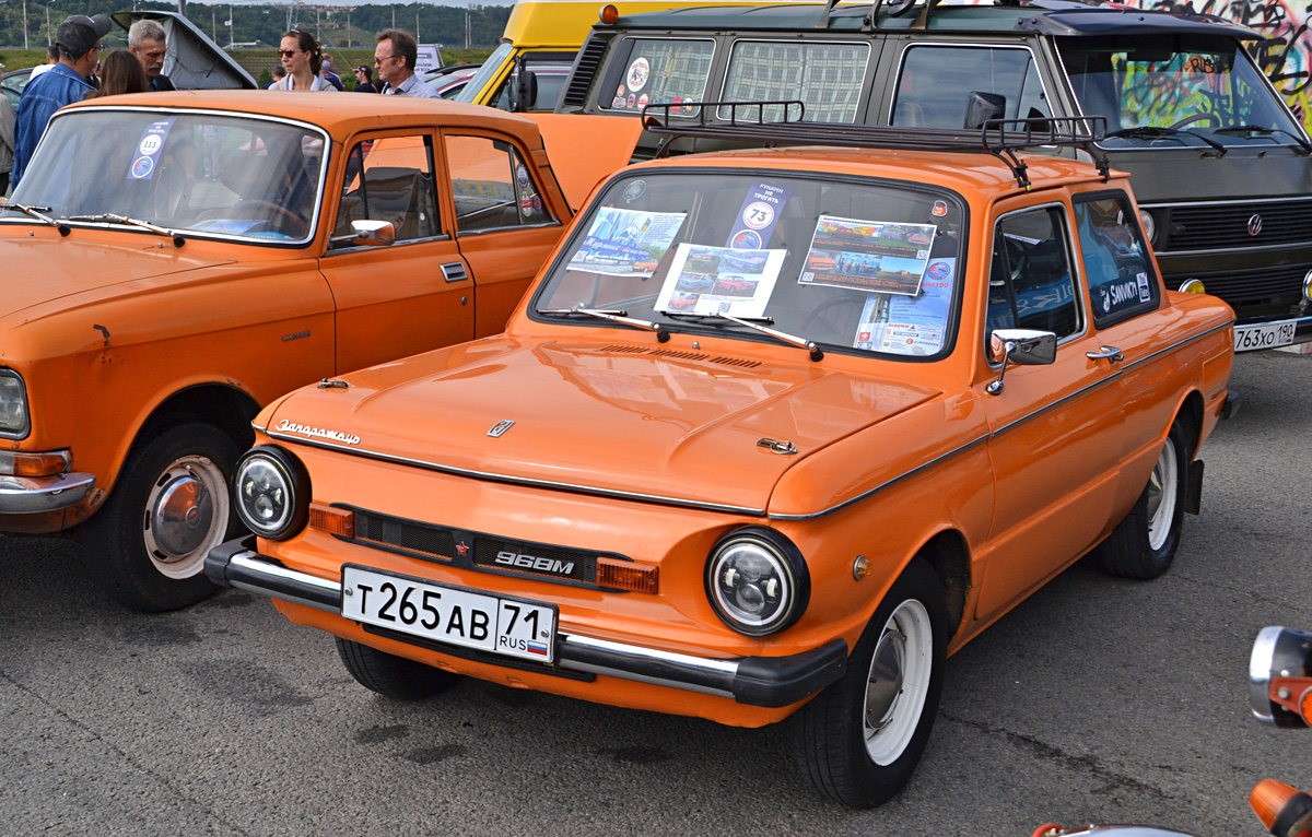 Тульская область, № Т 265 АВ 71 — ЗАЗ-968М Запорожец '79-94; Калужская область — Автомобильный фестиваль "Спутник"