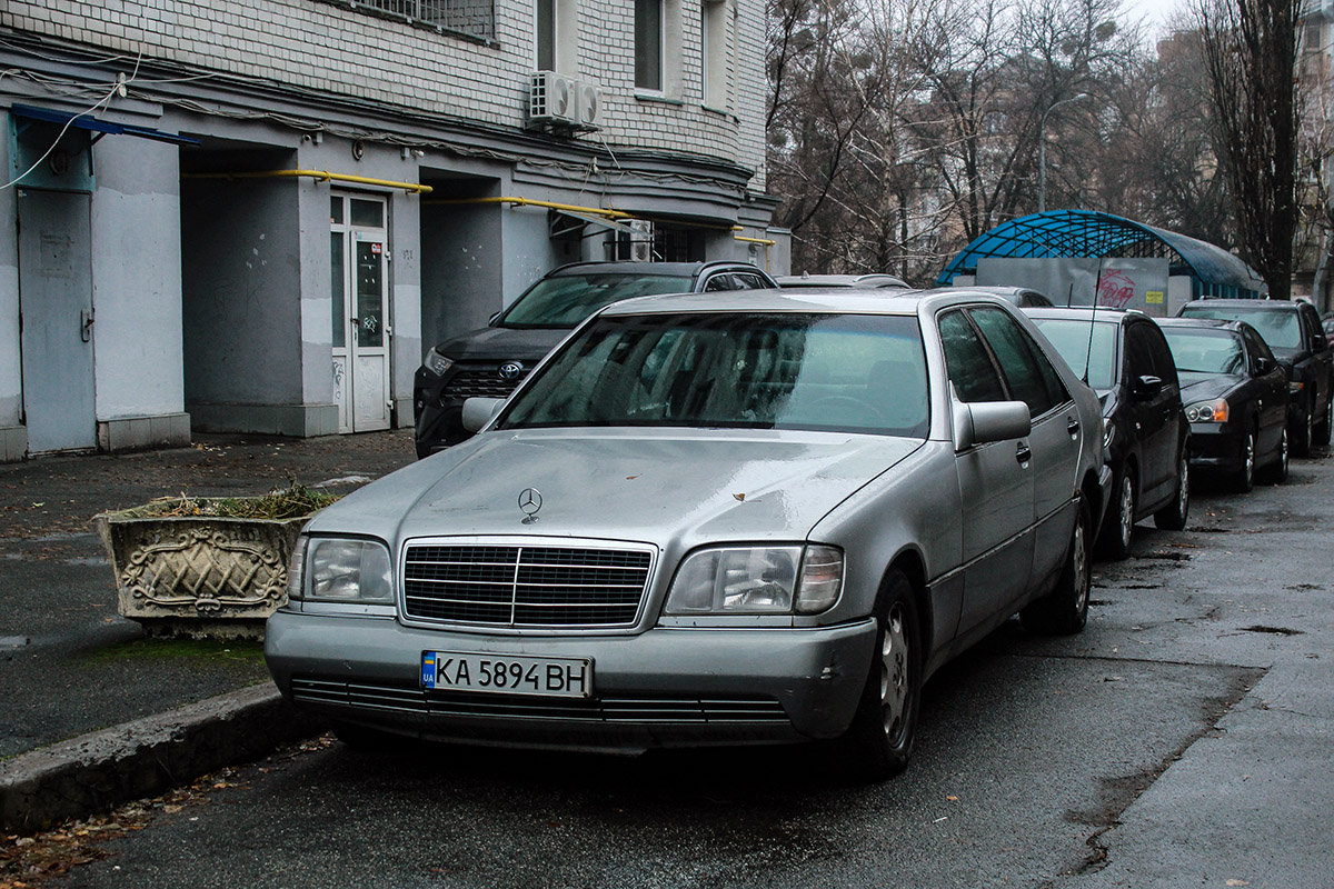 Киев, № КА 5894 ВН — Mercedes-Benz (W140) '91-98