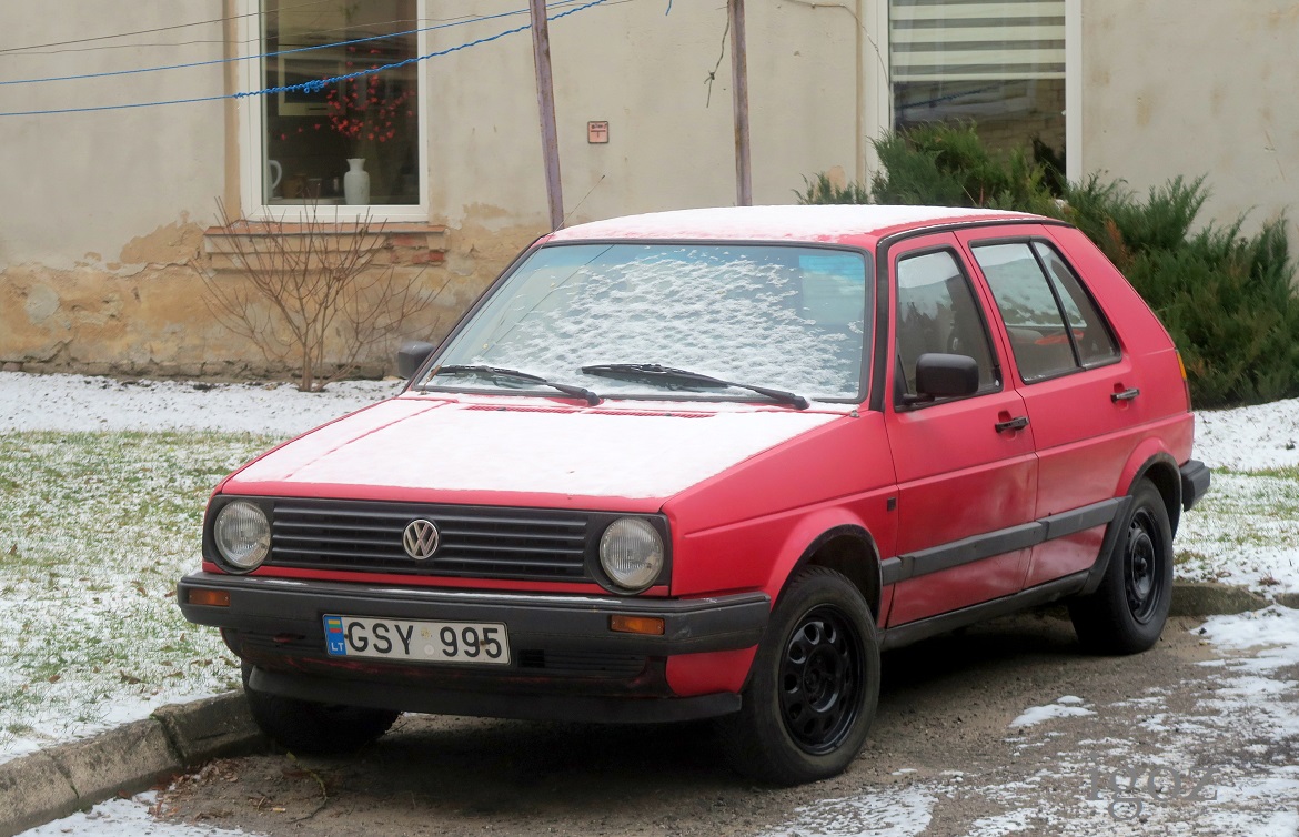 Литва, № GSY 995 — Volkswagen Golf (Typ 19) '83-92