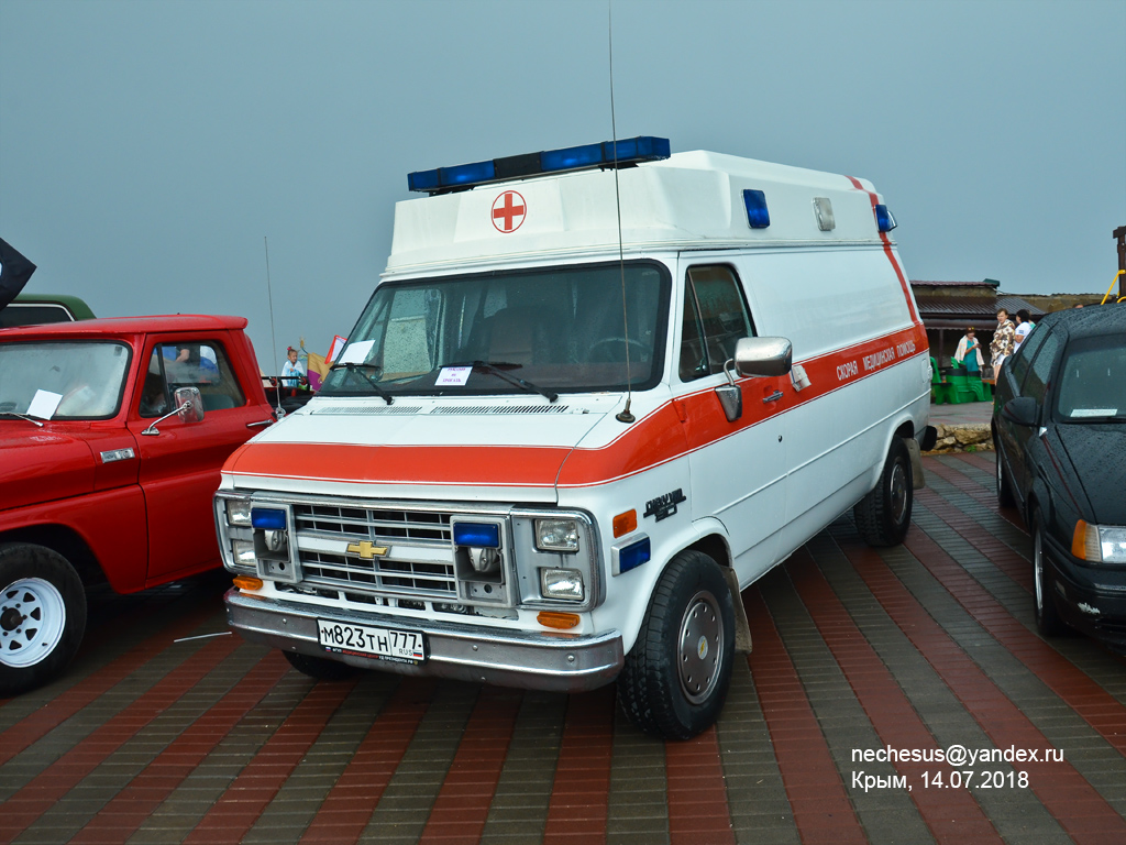 Москва, № М 823 ТН 777 — Chevrolet Van (3G) '71-96; Крым — Крымский фестиваль автомобилей "Мост"