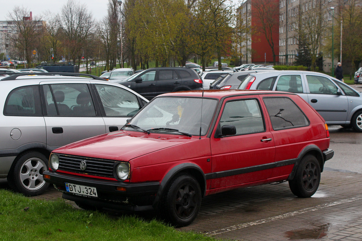 Литва, № DTJ 324 — Volkswagen Golf (Typ 19) '83-92