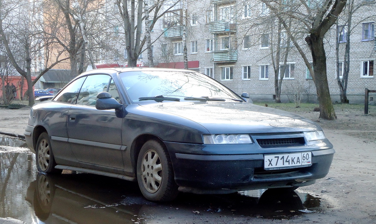 Псковская область, № Х 714 КА 60 — Opel Calibra '89-97