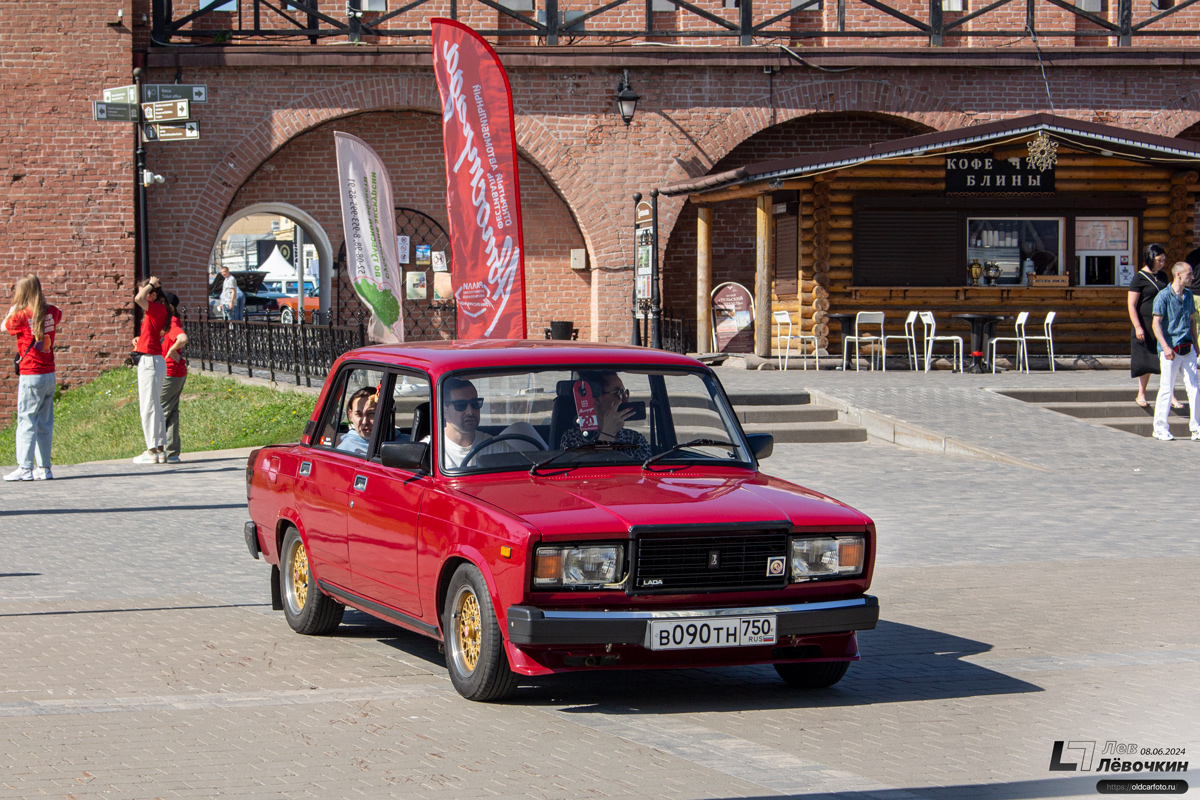 Москва, № E87 VAZ — ВАЗ-2107 '82-88; Тульская область — Автомобильный фестиваль "Автострада — 2024"