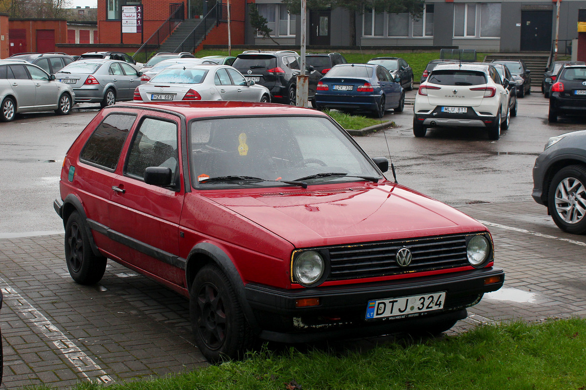 Литва, № DTJ 324 — Volkswagen Golf (Typ 19) '83-92