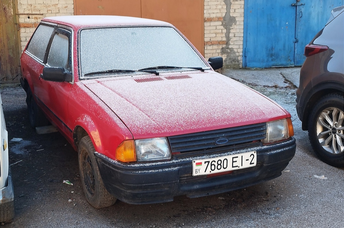 Витебская область, № 7680 ЕІ-2 — Ford Escort MkIII '80-86