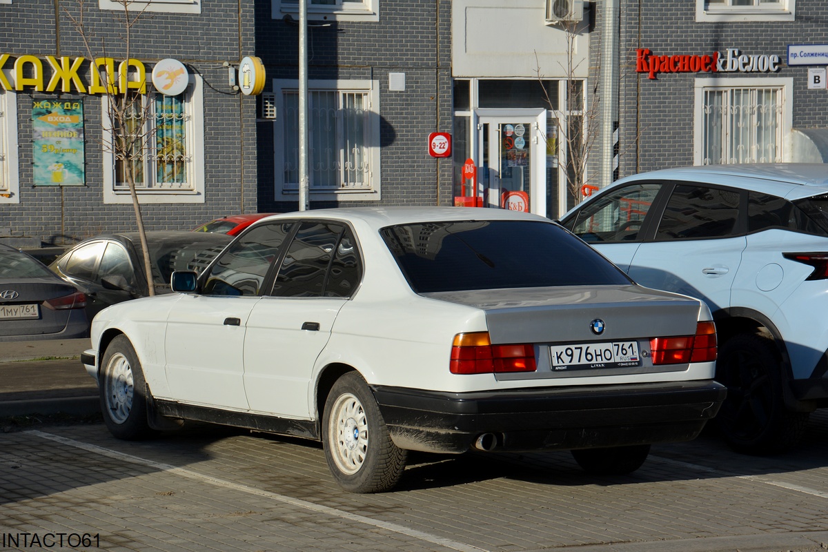 Ростовская область, № К 976 НО 761 — BMW 5 Series (E34) '87-96