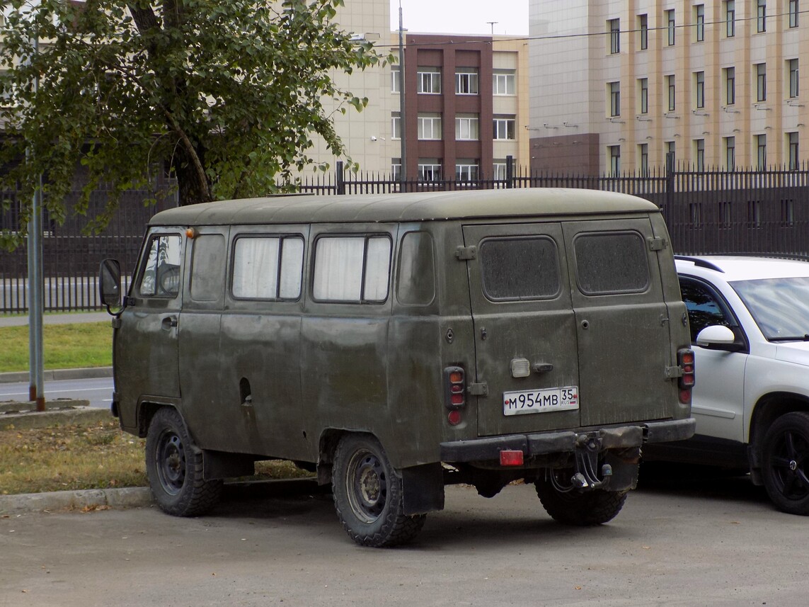 Вологодская область, № М 954 МВ 35 — УАЗ-3962 '85-03