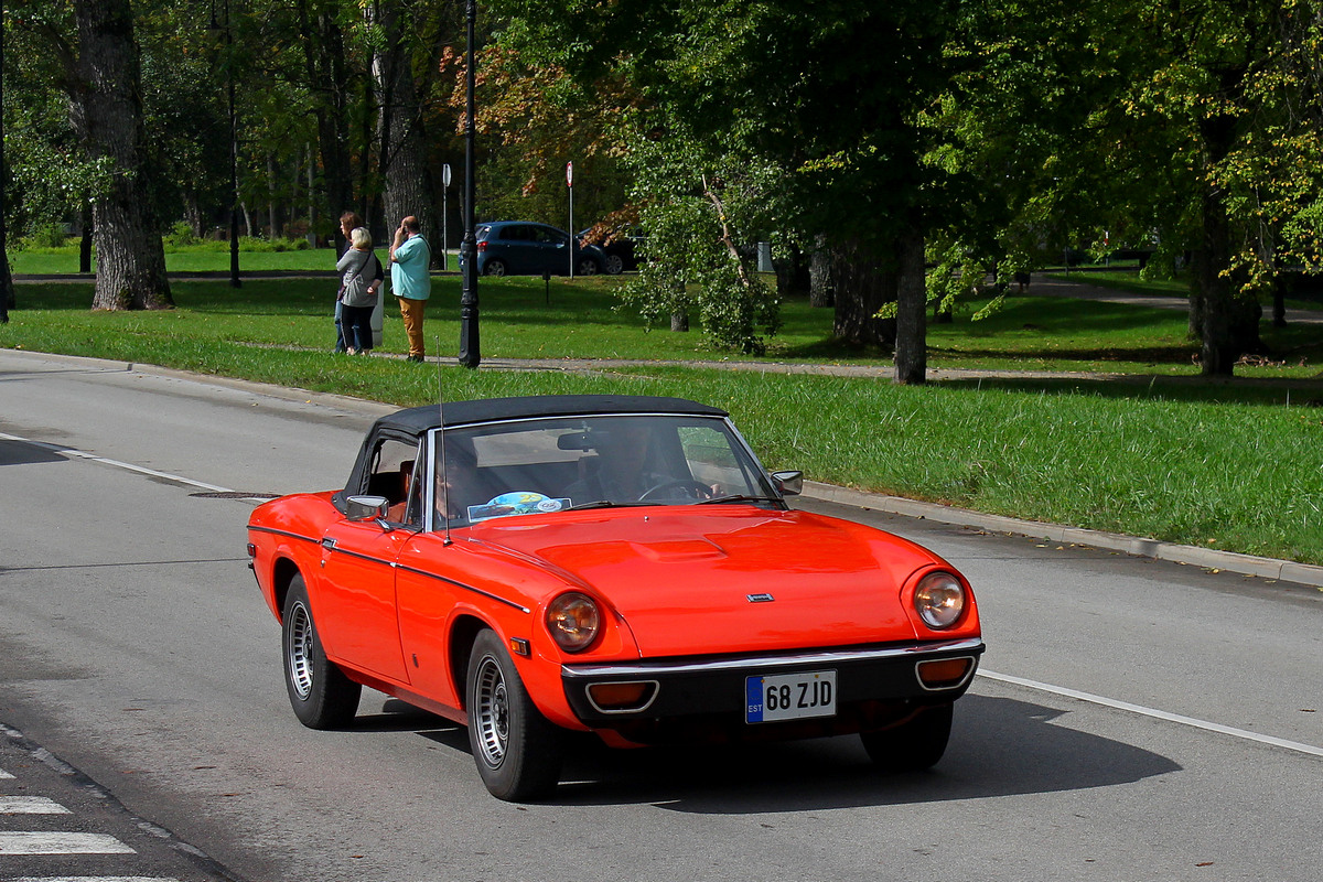 Эстония, № 68 ZJD — Jensen Healey Roadster '72-76; Латвия — Retro Jūrmala 25