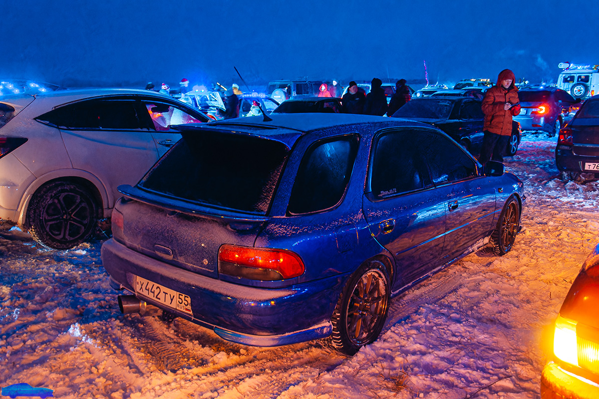 Омская область, № Х 442 ТУ 55 — Subaru Impreza '92-01