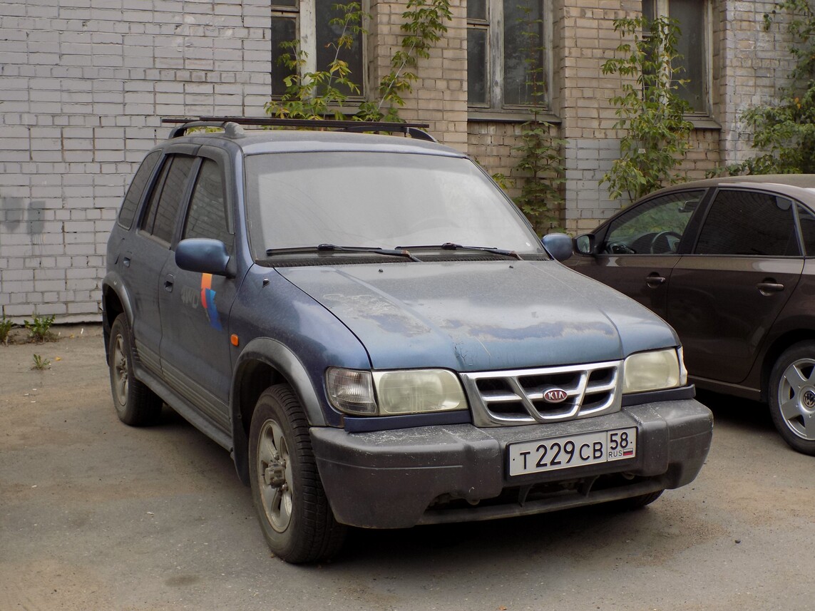 Вологодская область, № Т 229 СВ 58 — Kia Sportage (Автотор) '98-05