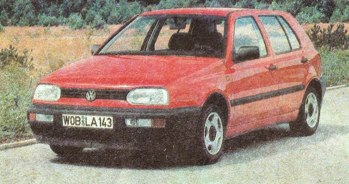 Германия, № WOB-LA 143 — Volkswagen Golf III '91-98; Германия — Объединённая Германия (1990-2000)