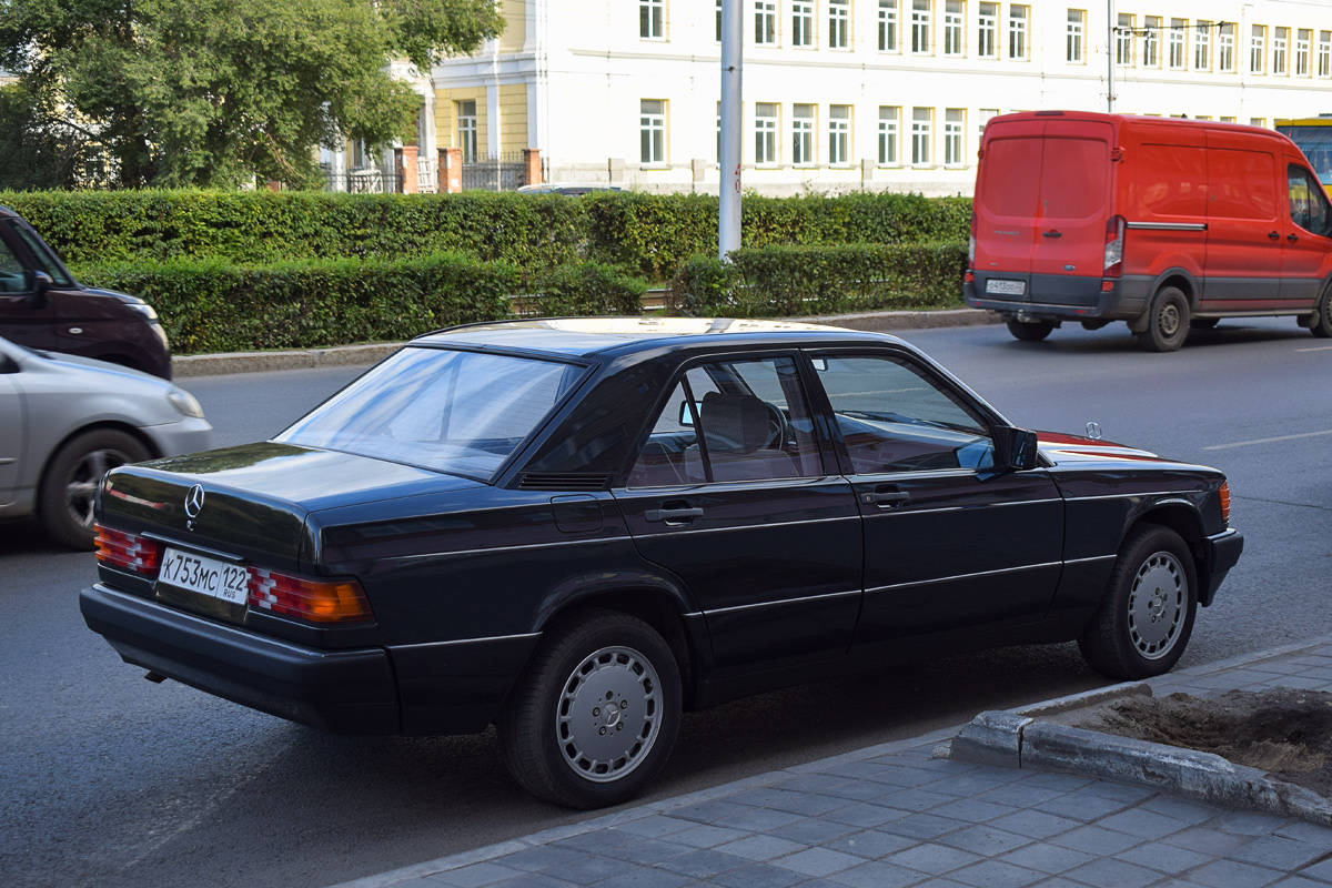 Алтайский край, № К 753 МС 122 — Mercedes-Benz 190 (W201) '82-93