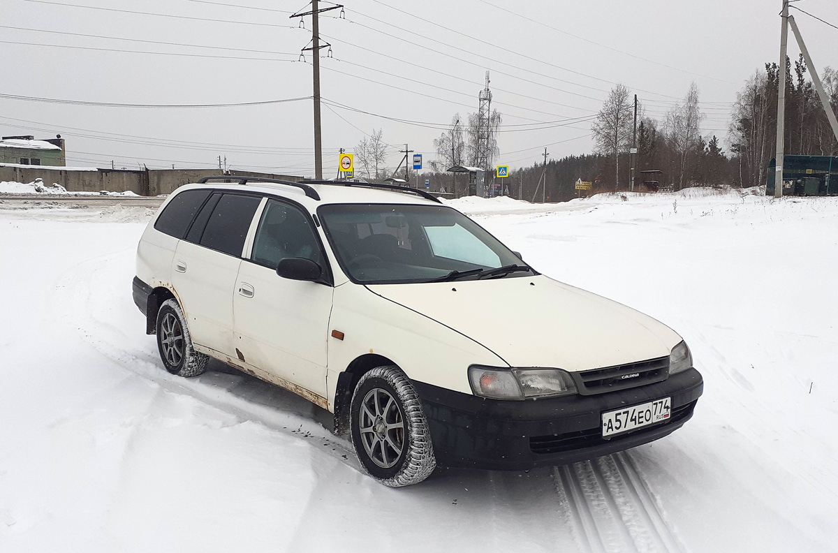 Челябинская область, № А 574 ЕО 774 — Toyota Caldina (T190) '92-02