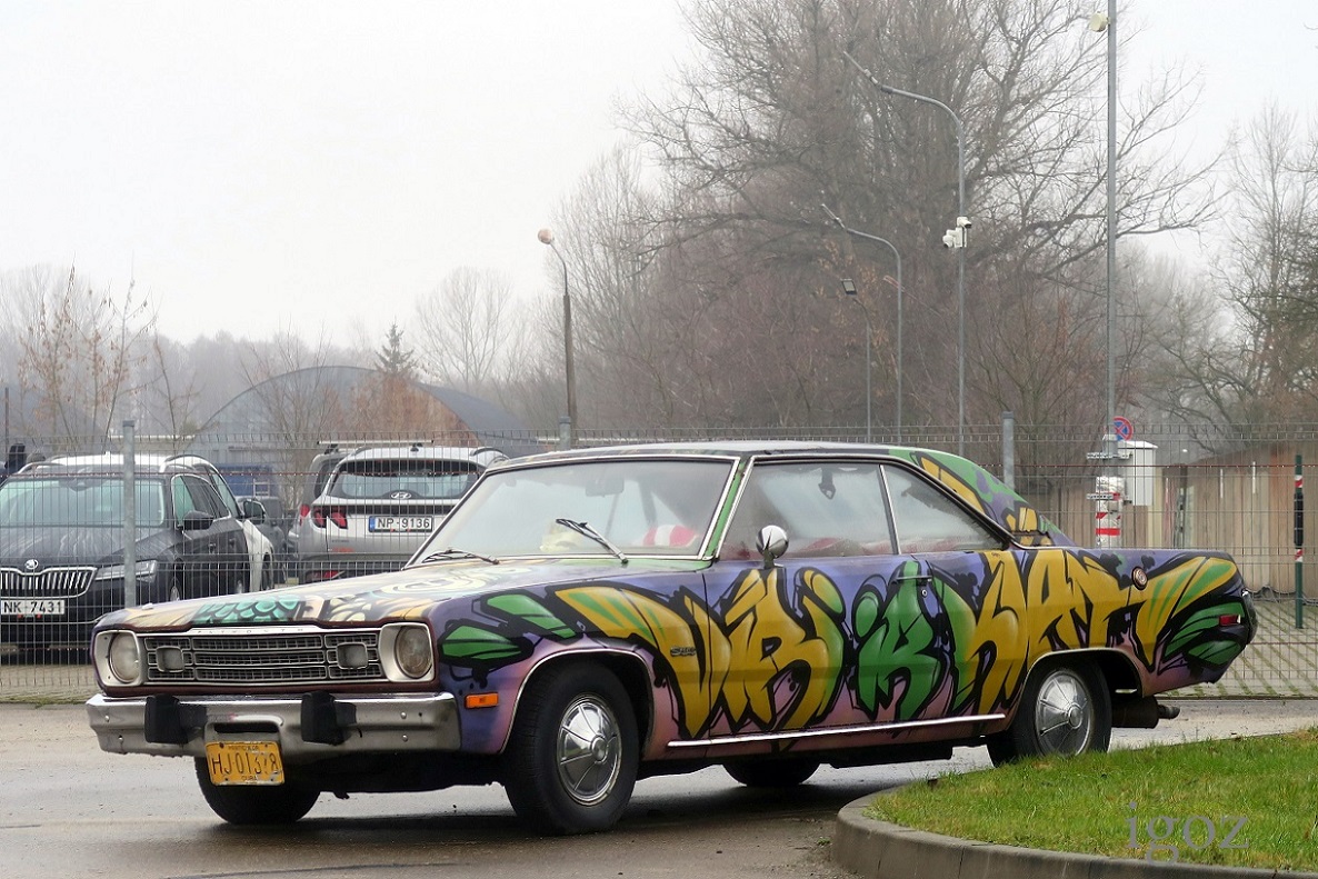 Латвия, № HJ-01378 — Plymouth Valiant (3G) '67-73