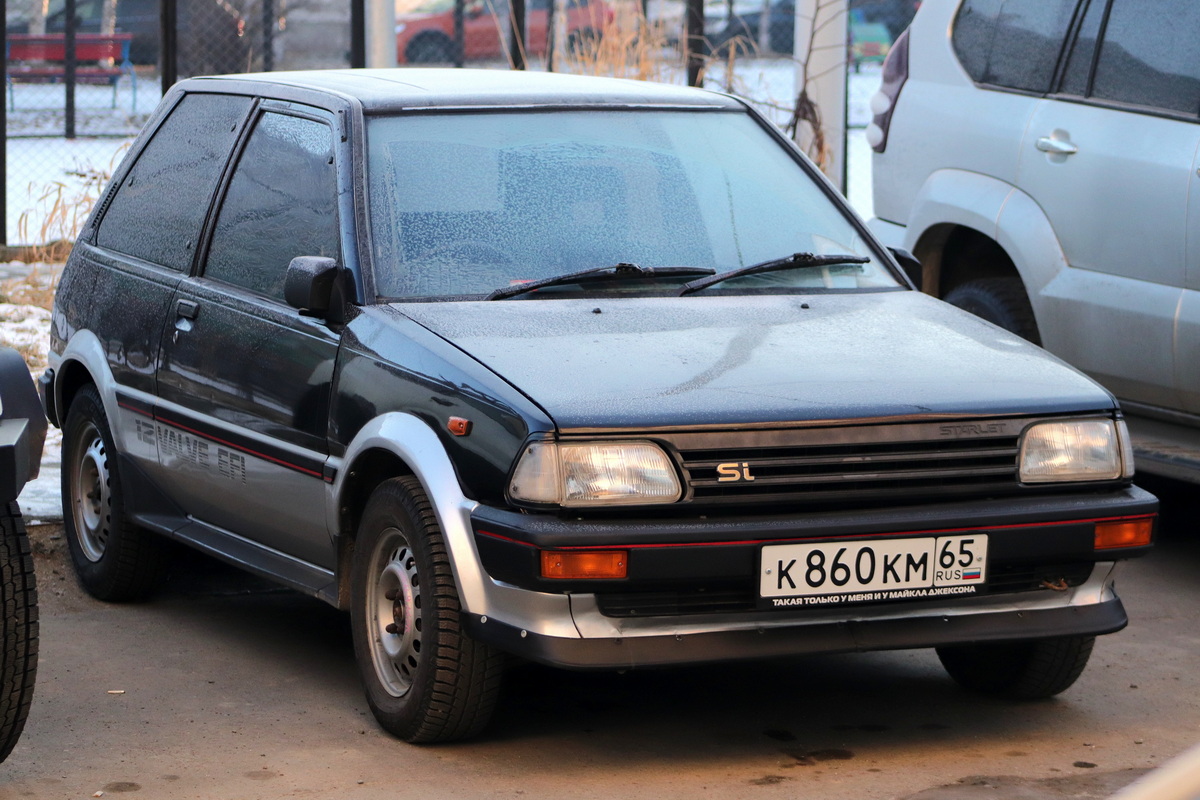 Сахалинская область, № К 860 КМ 65 — Toyota Starlet (P70) '84-89