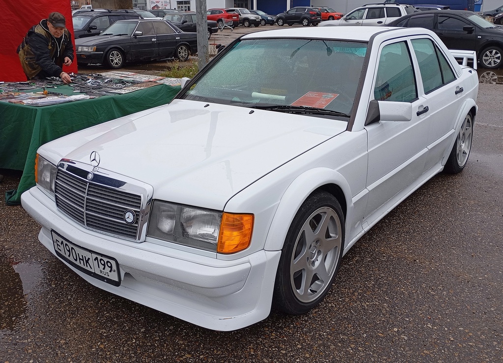 Москва, № Е 190 НК 199 — Mercedes-Benz 190 (W201) '82-93; Тверская область — Закрытие сезона 2024 Ретро-клуба Калинин