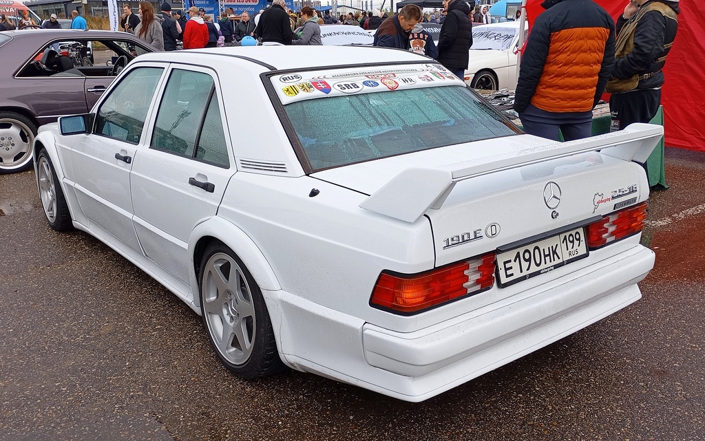 Москва, № Е 190 НК 199 — Mercedes-Benz 190 (W201) '82-93; Тверская область — Закрытие сезона 2024 Ретро-клуба Калинин