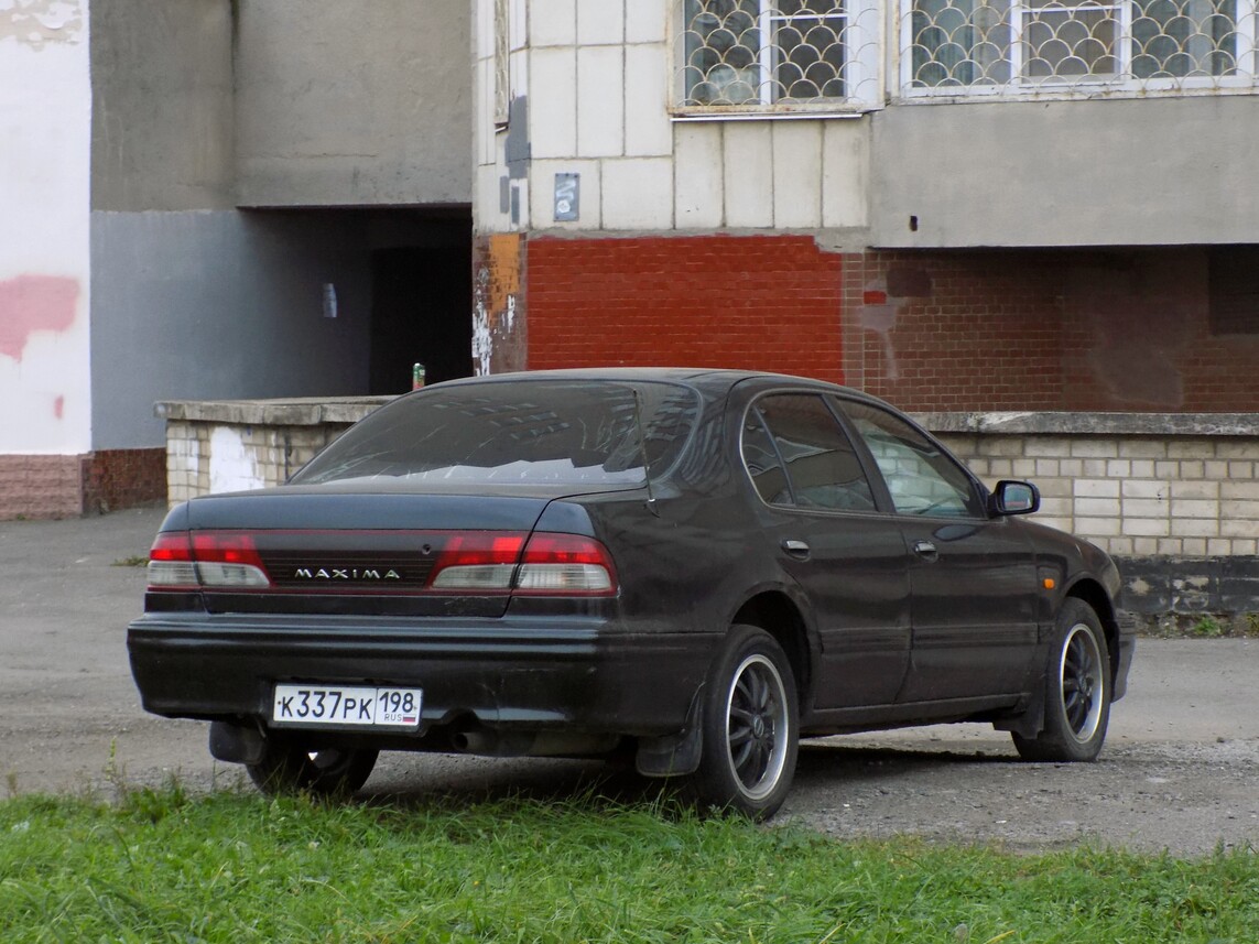 Санкт-Петербург, № К 337 РК 198 — Nissan Cefiro/Maxima (A32) '94-97