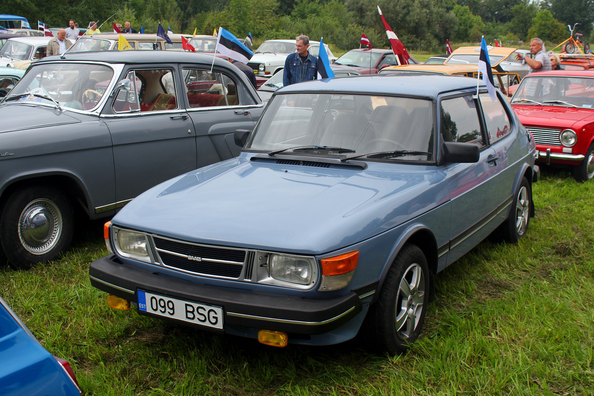 Эстония, № 099 BSG — Saab 99 '68-84; Литва — Baltijos kelias 35