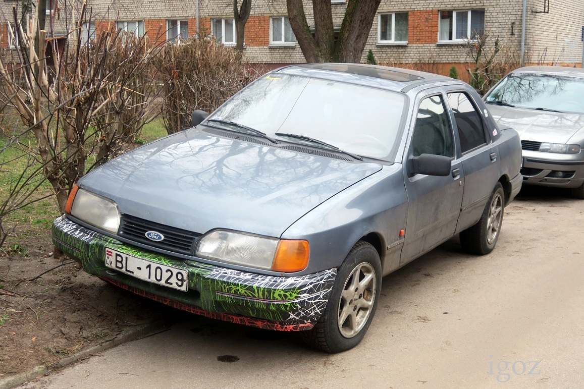 Латвия, № BL-1029 — Ford Sierra MkII '87-93