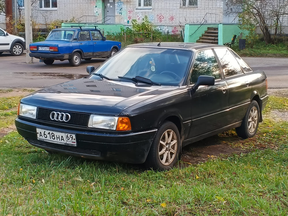 Тверская область, № А 618 НА 69 — Audi 80 (B3) '86-91