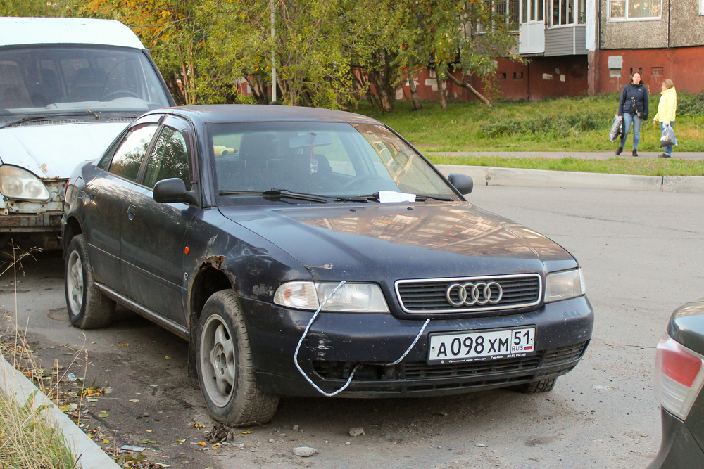 Мурманская область, № А 098 ХМ 51 — Audi A4 (B5/8D) '94-97