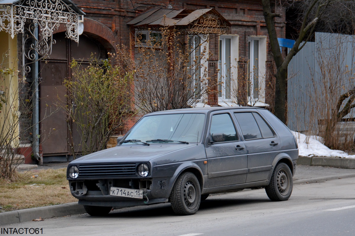 Северная Осетия, № К 714 АС 15 — Volkswagen Golf (Typ 19) '83-92