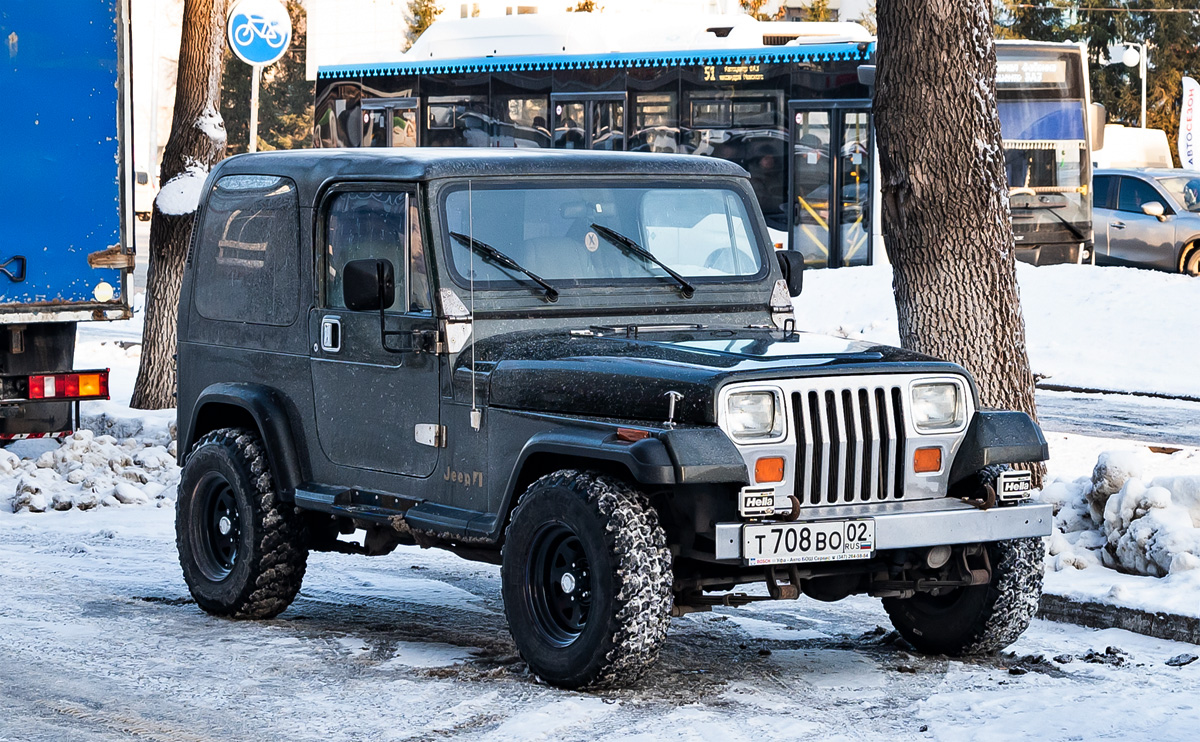 Башкортостан, № Т 708 ВО 02 — Jeep Wrangler (YJ) '87-96