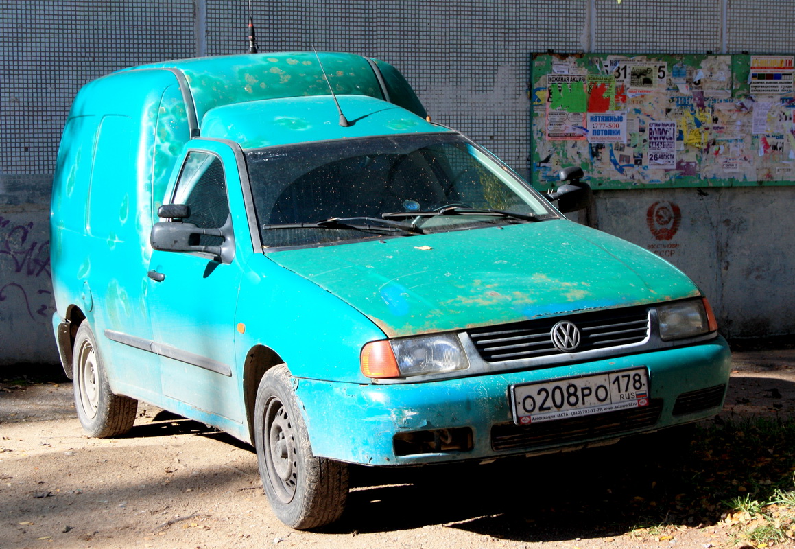 Псковская область, № О 208 РО 178 — Volkswagen Caddy (Typ 9K/9U) '95-03