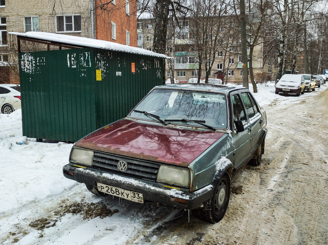 Владимирская область, № Р 268 КУ 33 — Volkswagen Jetta Mk2 (Typ 16) '84-92