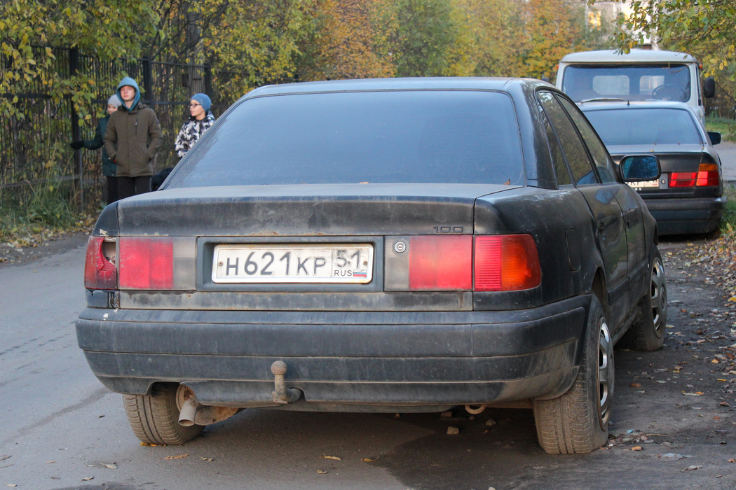 Мурманская область, № Н 621 КР 51 — Audi 100 (C4) '90-94