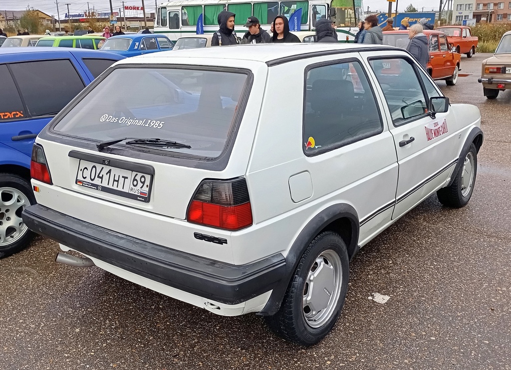 Тверская область, № С 041 НТ 69 — Volkswagen Golf (Typ 19) '83-92; Тверская область — Закрытие сезона 2024 Ретро-клуба Калинин