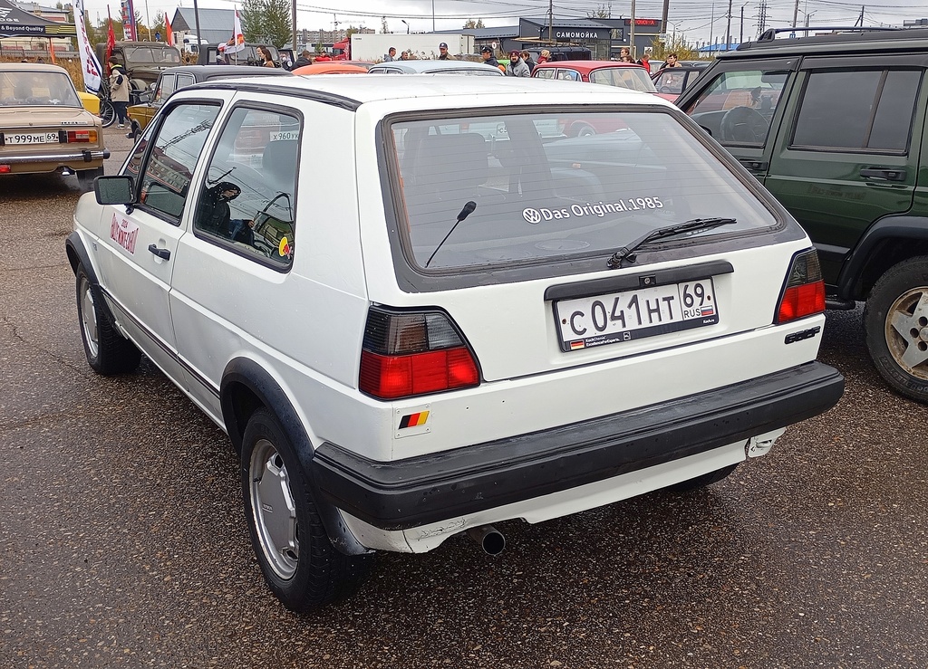 Тверская область, № С 041 НТ 69 — Volkswagen Golf (Typ 19) '83-92; Тверская область — Закрытие сезона 2024 Ретро-клуба Калинин