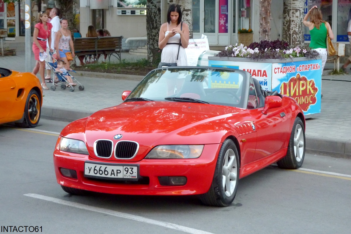 Краснодарский край, № У 666 АР 93 — BMW Z3 '95-02